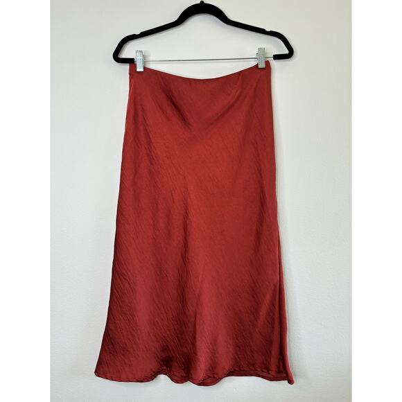 Forgotten Grace Rust Maxi Skirt - Picture 3 of 4